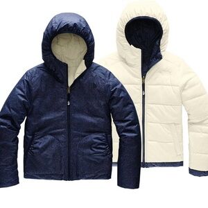 The North Face Girls Reversible Perrito Winter Warm Jacket Size: XL 16-18 yrs